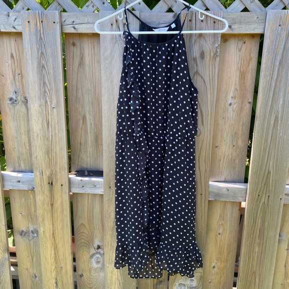 Reitmans Black and White Polkadot Dress - Picture 1 of 4
